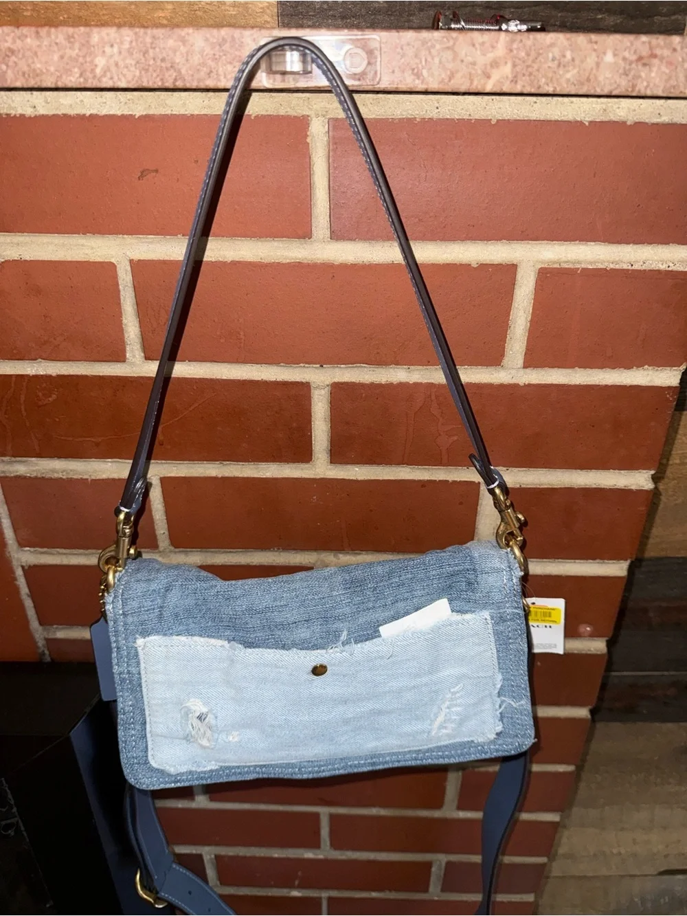 Coach tabby 26 upcycled denim shoulder bag
